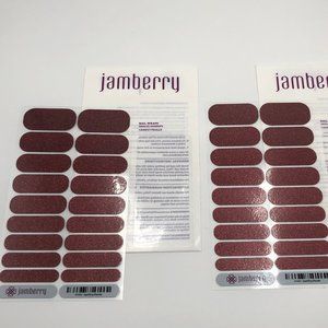 Jamberry Wraps, Sparkling Marsala, Full Sheets x2